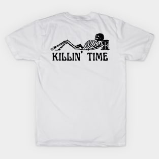 Grave Art - Skeleton Hourglass "Killin' Time" T-Shirt